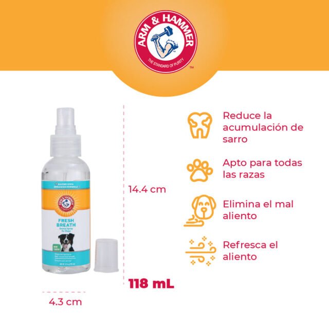 Spray Dental para Perro Aliento Fresco Sabor Menta - Image 4